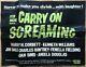 Carry On Screaming 1970's Rare Original Uk Quad Movie Poster