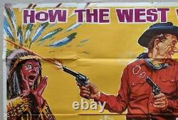 Carry on Cowboy 1965 Original Quad Cinema Movie Film Poster Chantrell Artwork