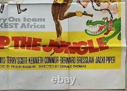 Carry on Up the Jungle 1970 Original Quad Cinema Film Movie Poster