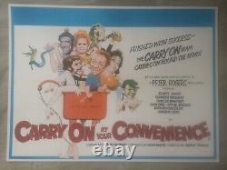 Carry on at your convenience original 1971 UK Quad 30x40 film Poster comedy