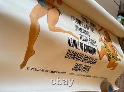 Carry on up the Jungle Original 1970 HUGE 80 X 40 CANVASED Poster -ULTRA RARE