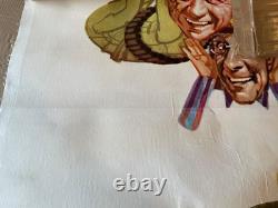 Carry on up the Jungle Original 1970 HUGE 80 X 40 CANVASED Poster -ULTRA RARE