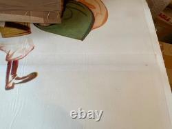 Carry on up the Jungle Original 1970 HUGE 80 X 40 CANVASED Poster -ULTRA RARE