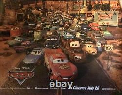 Cars 1 Original Disney Pixar UK Cinema Quad Movie Poster