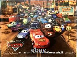 Cars Movie Film Poster 2006 Advance Teaser Uk Original Quad Poster Virtuallymint