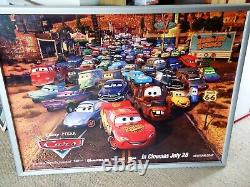Cars Movie Film Poster 2006 Advance Teaser Uk Original Quad Poster Virtuallymint