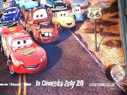Cars Movie Film Poster 2006 Advance Teaser Uk Original Quad Poster Virtuallymint