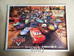 Cars Movie Film Poster 2006 Advance Teaser Uk Original Quad Poster Virtuallymint