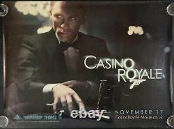 Casino Royale Original Quad Movie Cinema Poster Daniel Craig James Bond 2006