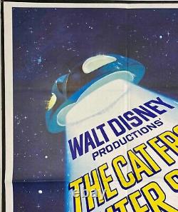 Cat From Outer Space ORIGINAL Quad Movie Cinema Poster Walt Disney 1978