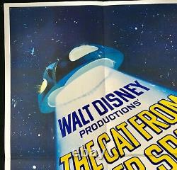 Cat From Outer Space ORIGINAL Quad Movie Cinema Poster Walt Disney 1978