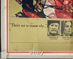 Charge of the Light Brigade Original Quad Movie Poster LINEN BACKED Hemmings'68