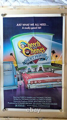 Cheech and Chong'Next movie'' Quad poster.''Original'' and very' RARE