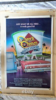 Cheech and Chong'Next movie'' Quad poster.''Original'' and very' RARE