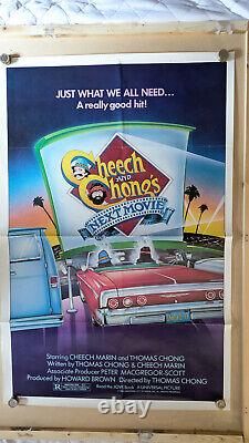 Cheech and Chong'Next movie'' Quad poster.''Original'' and very' RARE