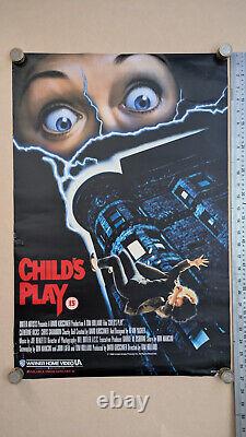 Child's Play Original UK video shop poster