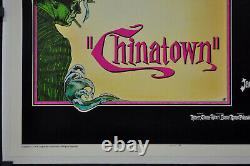 Chinatown 1974 Orig 22x28 Linenbacked Movie Poster Jack Nicholson Faye Dunaway