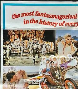 Chitty Chitty Bang Bang Original UK Double Quad Movie Poster Roald Dahl 1968