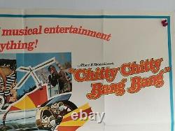 Chitty Chitty Bang Bang Original UK Quad Movie Poster 1968 Dick van Dyke