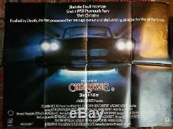 Christine original uk Quad film poster 1981 john carpenter steven king