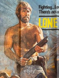 Chuck Norris Lone Wolf McQuade. Original UK Quad Film Poster 1983