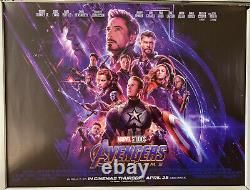 Cinema Poster AVENGERS ENDGAME 2019 (Main Quad) Robert Downey Jr. Chris Evans