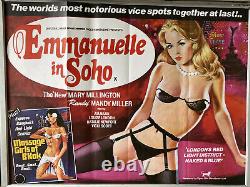 Cinema Poster EMMANUELLE IN SOHO 1981 (Quad) Angie Quick John M. East