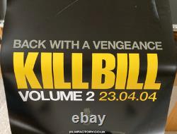 Cinema Poster KILL BILL VOLUME 2 2004 (Banner / Panel Poster) Uma Thurman