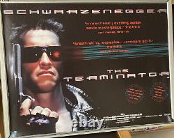Cinema Poster TERMINATOR, THE 1984 (Digitally Remastered Release Quad 2000s)