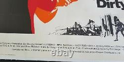 Clint Eastwood Dirty Harry Linen Backed Uk Quad Original Movie Poster Vf