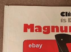 Clint Eastwood Magnum Force Very Rare South African Original Poster