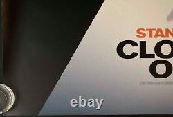 Clockwork Orange Original Quad Movie Film Cinema Poster BFI RR Kubrick