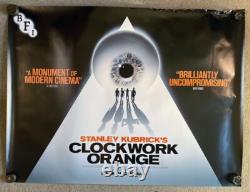 Clockwork orange Original Theatrical Quad Movie Poster 30x40