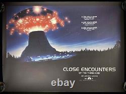 Close Encounters Third Kind Screen Print Quad Movie Poster Matt Ferguson 9/35
