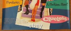 Clueless 1995 Original UK Quad Movie Poster Double Sided Rare