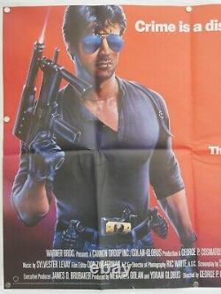 Cobra uk quad cinema film poster sylvester stallone