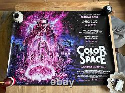 Color Out Of Space British Quad Poster / Colour Out Of Space