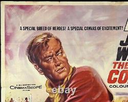 Comancheros ORIGINAL Quad Movie Film Cinema Poster John Wayne Tom Chantrell 1961