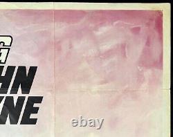 Comancheros ORIGINAL Quad Movie Film Cinema Poster John Wayne Tom Chantrell 1961