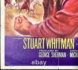 Comancheros ORIGINAL Quad Movie Film Cinema Poster John Wayne Tom Chantrell 1961