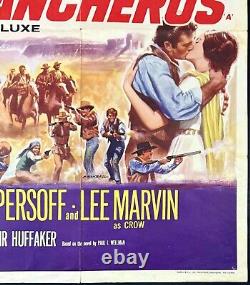 Comancheros ORIGINAL Quad Movie Film Cinema Poster John Wayne Tom Chantrell 1961