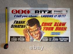 Come Blow Your Horn Original 1963 Quad Poster Frank Sinatra Lee J Cobb