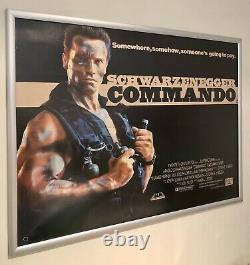 Commando 1985 Original UK Quad Poster 30x40