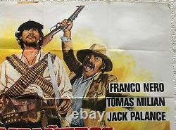 Companeros Original Movie Quad Poster 1970 Franco Nero, Tom Chantrell Art