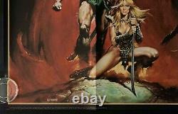 Conan the Barbarian Original Quad Movie Cinema Poster Arnold Schwarzenegger 1982