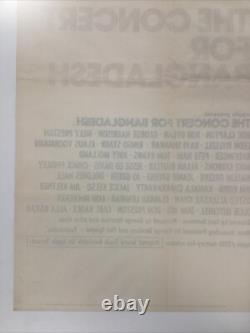 Concert for Bangladesh 1972 Original UK Quad Movie Poster 40x30 inches