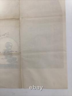 Concert for Bangladesh 1972 Original UK Quad Movie Poster 40x30 inches