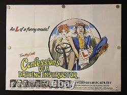 Confessions Of A Driving Instructor Original UK Quad Movie Poster