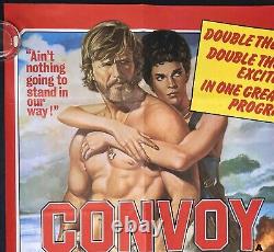 Convoy / Sweeney 2 Original Quad Movie Poster John Thaw Ali MacGraw