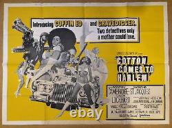 Cotton comes to Harlem -Original British Quad Cinema Movie Poster, Blaxploitation